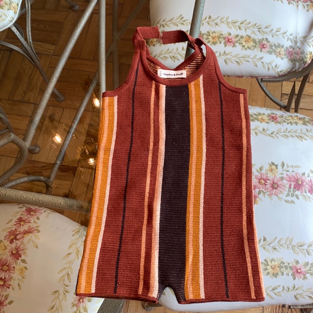 Misha and puff baby romper